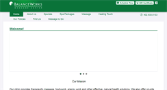 Desktop Screenshot of omahamassage.net